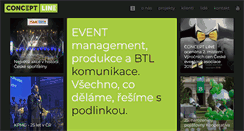 Desktop Screenshot of conceptline.cz