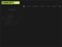Tablet Screenshot of conceptline.cz